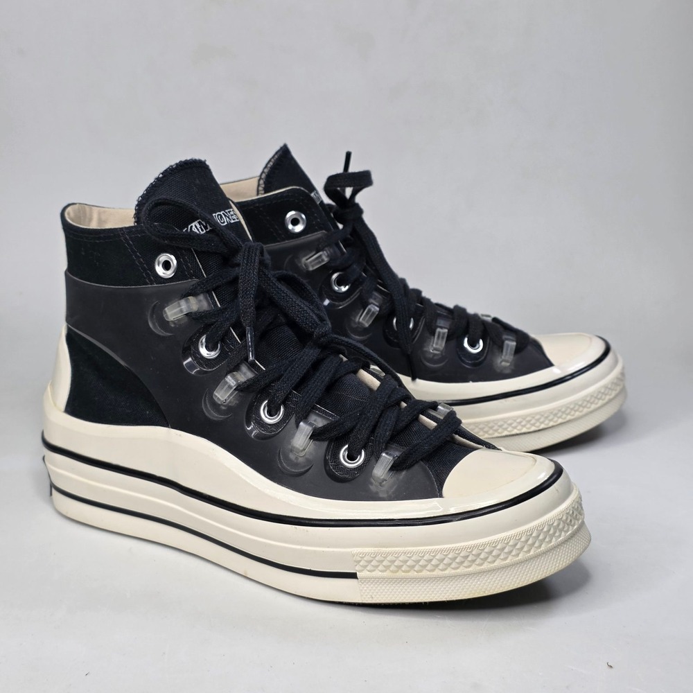 Converse Kim Jones Chuck 70 High Top Black Egret Sneakers Men's 6.5 Women's 8.5 - Picture 13 of 16
